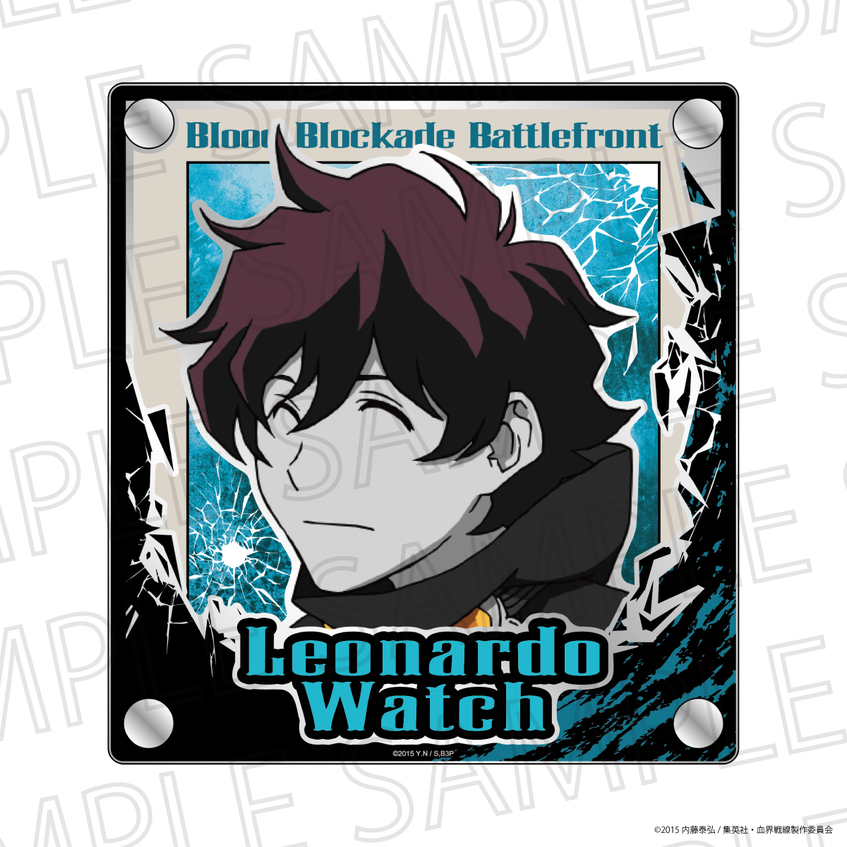 【SR-GYM】血界戦線 3重アクリルミラープレート レオナルド・ウォッチ（アクセントカラー）