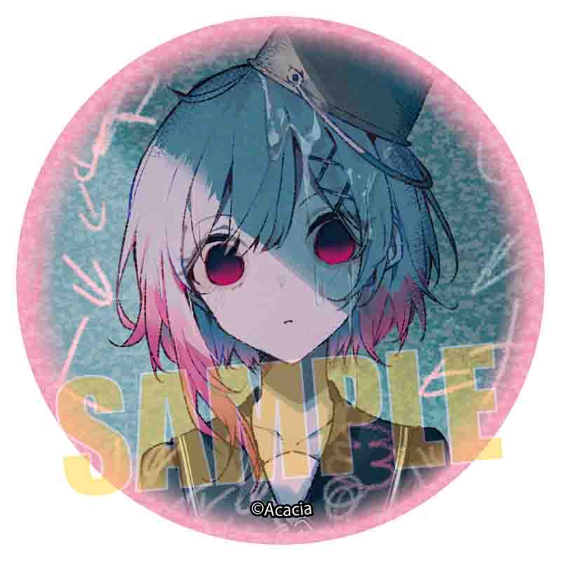 【ベルハウス】グリッター缶バッジ 魔法少女ノ魔女裁判/桜羽エマB