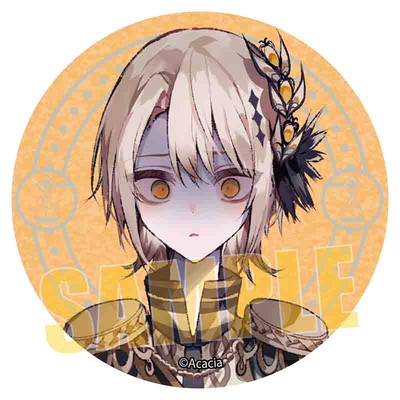 【ベルハウス】グリッター缶バッジ 魔法少女ノ魔女裁判/蓮見レイア