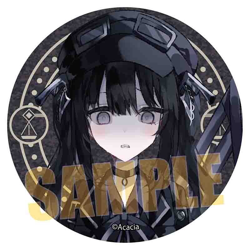 【ベルハウス】グリッター缶バッジ 魔法少女ノ魔女裁判/黒部ナノカ