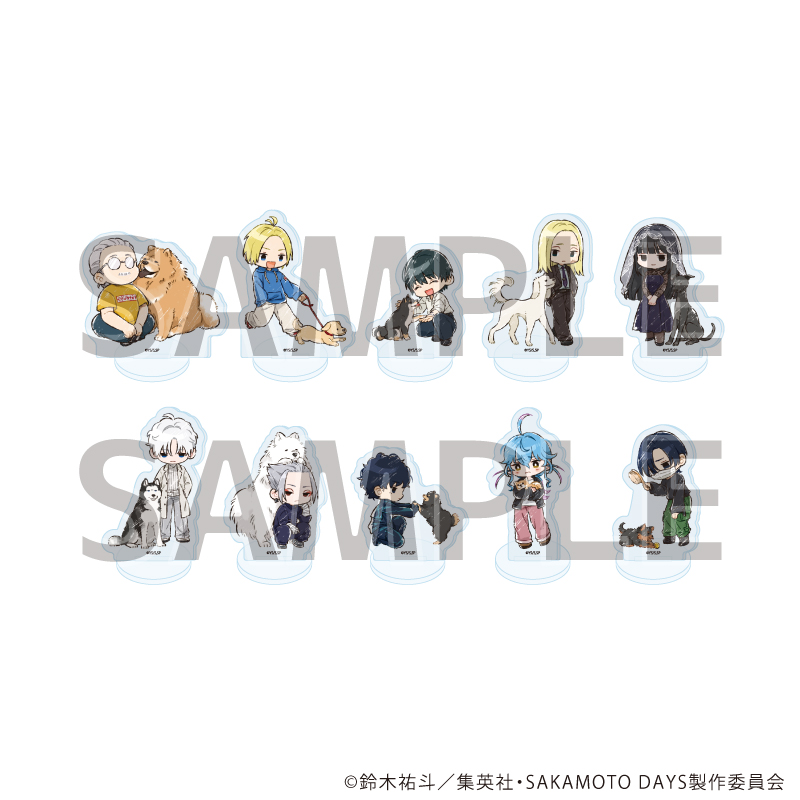 【A3】アクリルぷちスタンド「SAKAMOTO DAYS」12/犬ver. ブラインド（全10種）（グラフアートイラスト） 1BOX入数：10