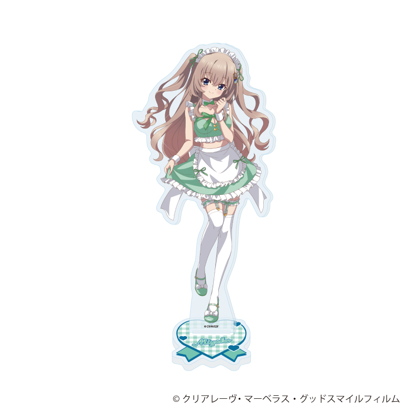 【A3】アクリルスタンド「TVアニメ『9-nine- Ruler's Crown』」01/九條 都 メイドver.（描き下ろしイラスト）