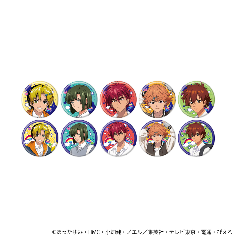 【A3】缶バッジ「ヒカルの碁」 4 6/平成男子ver. ブラインド（全10種）（描き下ろしイラスト） 1BOX入数：10