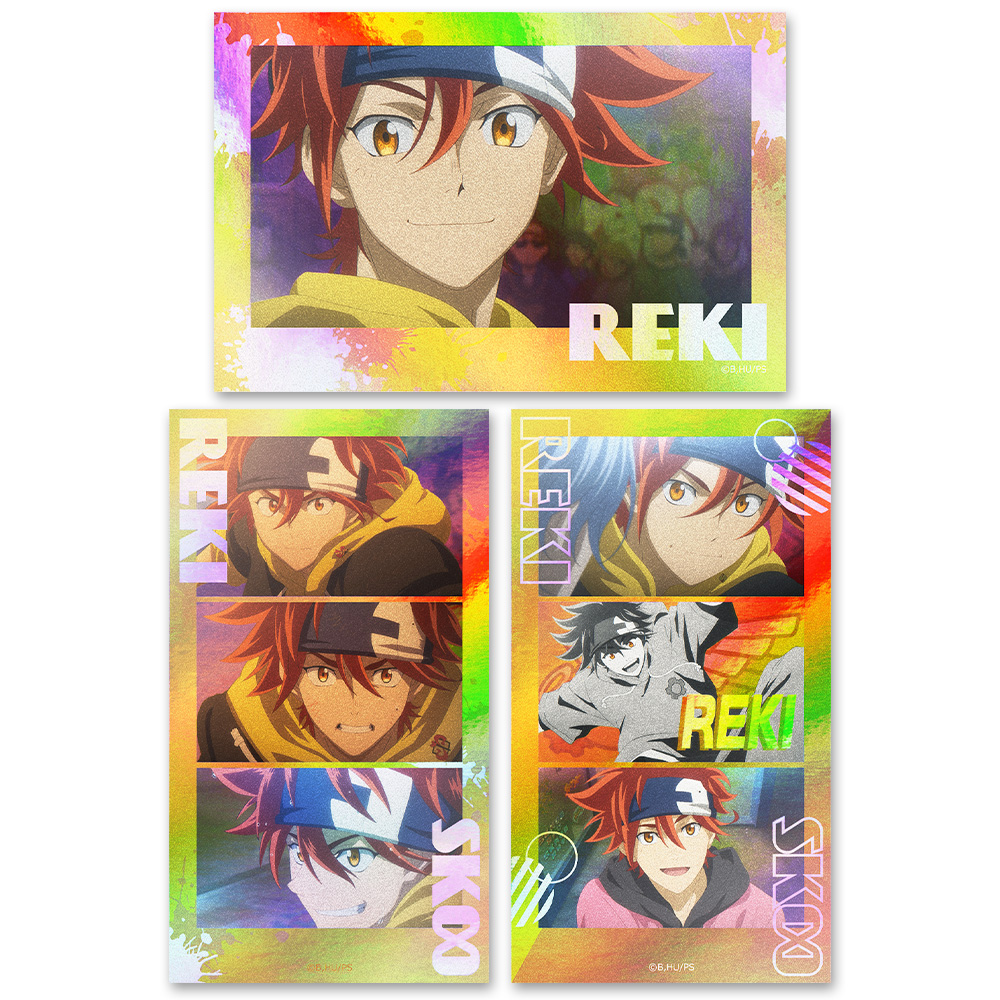 【アズメーカー】SK∞ エスケーエイト サムネイルキラステッカーセット 喜屋武暦