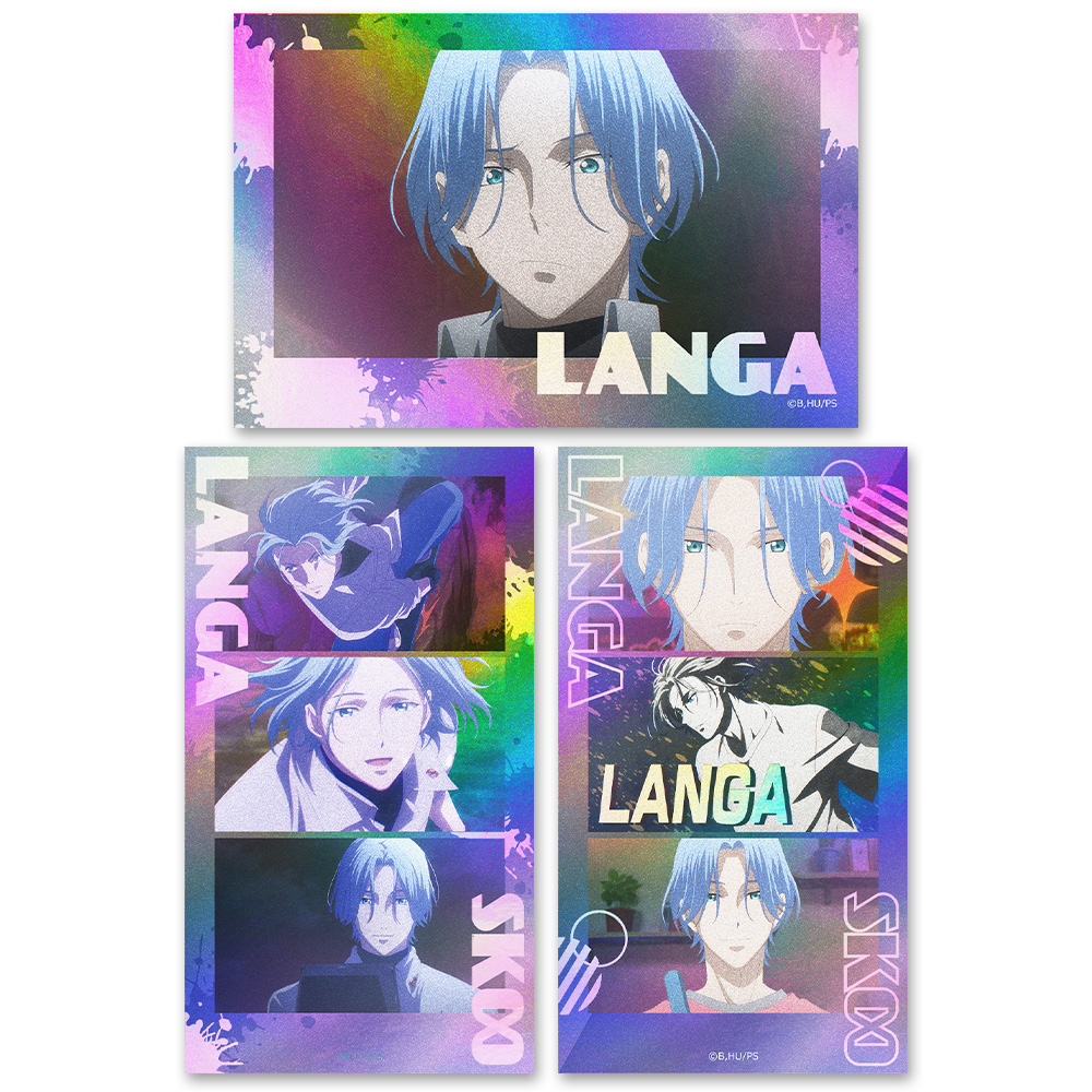 【アズメーカー】SK∞ エスケーエイト サムネイルキラステッカーセット 馳河ランガ