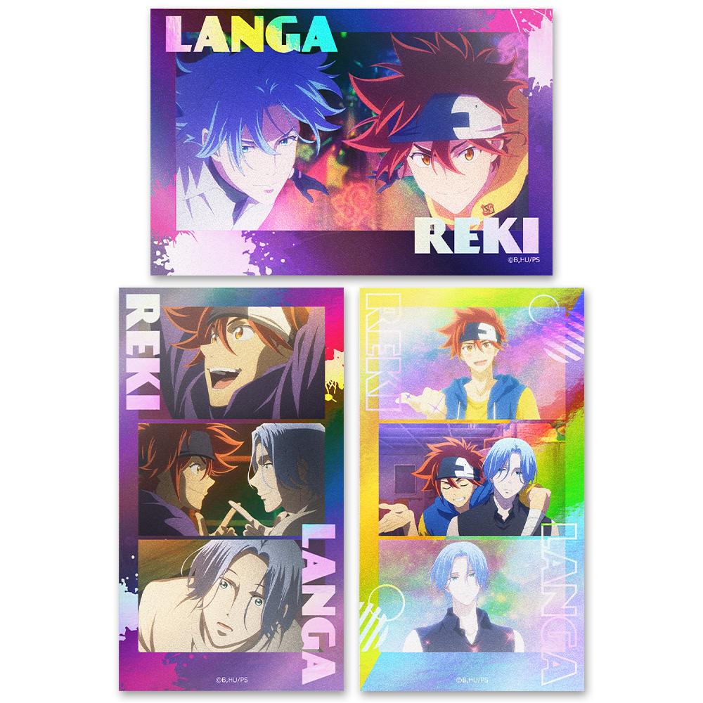 【アズメーカー】SK∞ エスケーエイト サムネイルキラステッカーセット 暦&ランガ