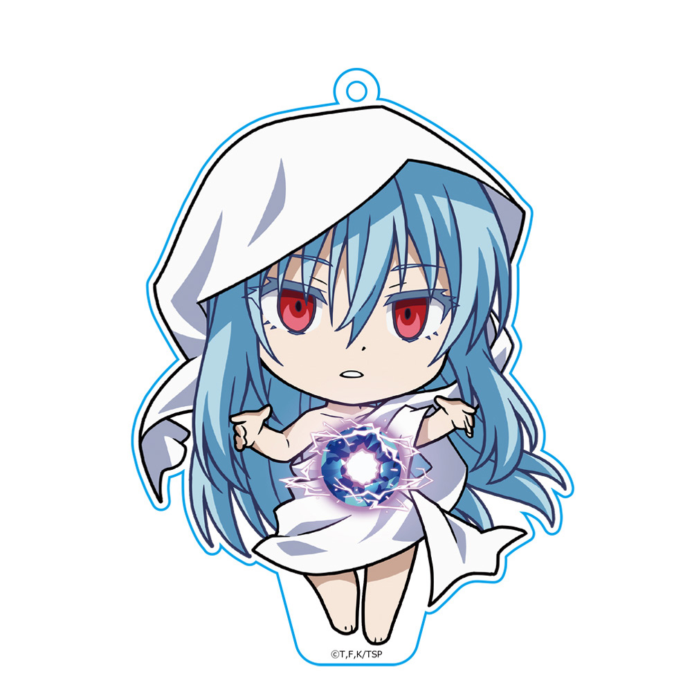 【アズメーカー】劇場版 転生したらスライムだった件 紅蓮の絆編 ぷにこれ！キーホルダー（スタンド付） リムル 智慧之王ver.