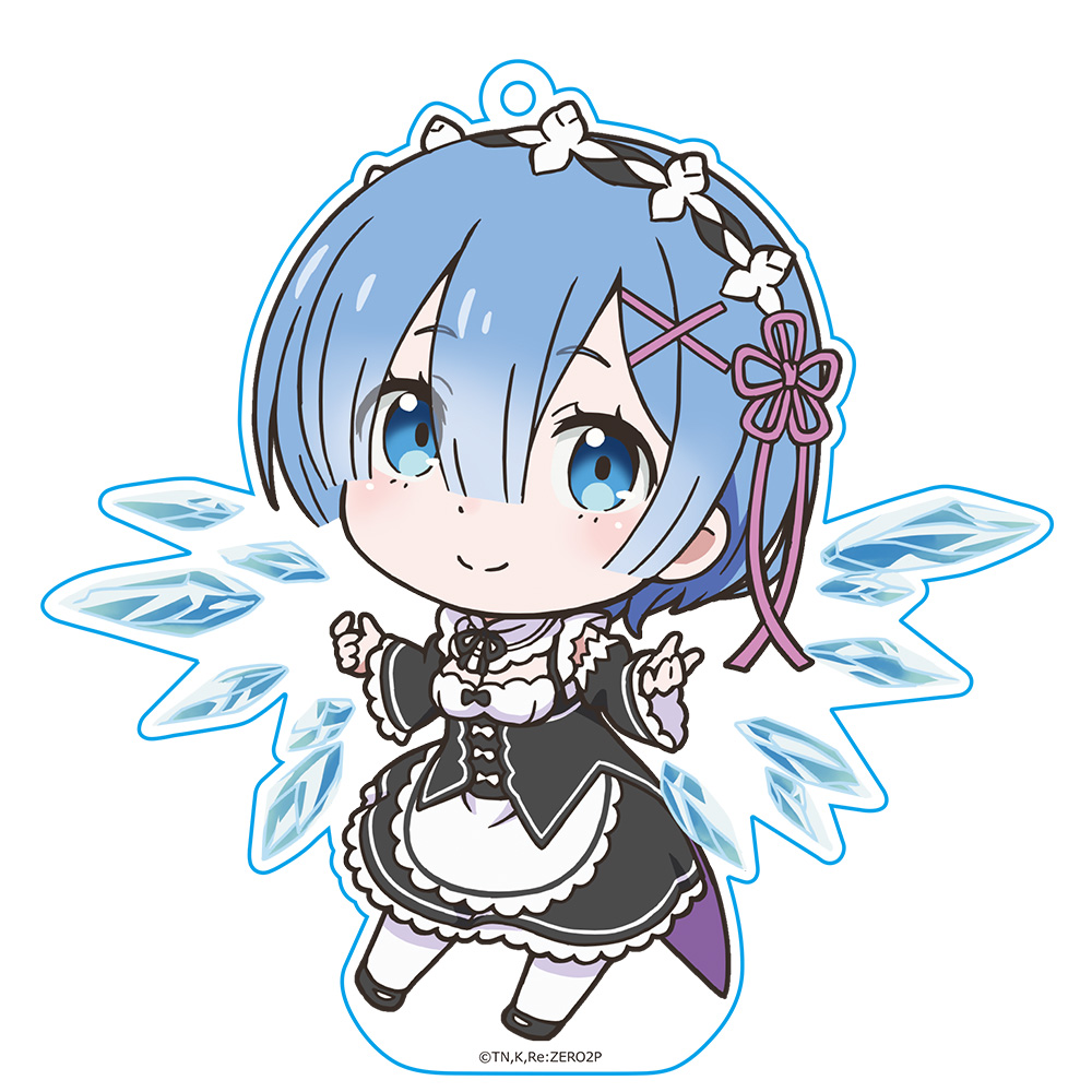 【アズメーカー】Re：ゼロから始める異世界生活 ぷにこれ！キーホルダー（スタンド付） レム ver.2