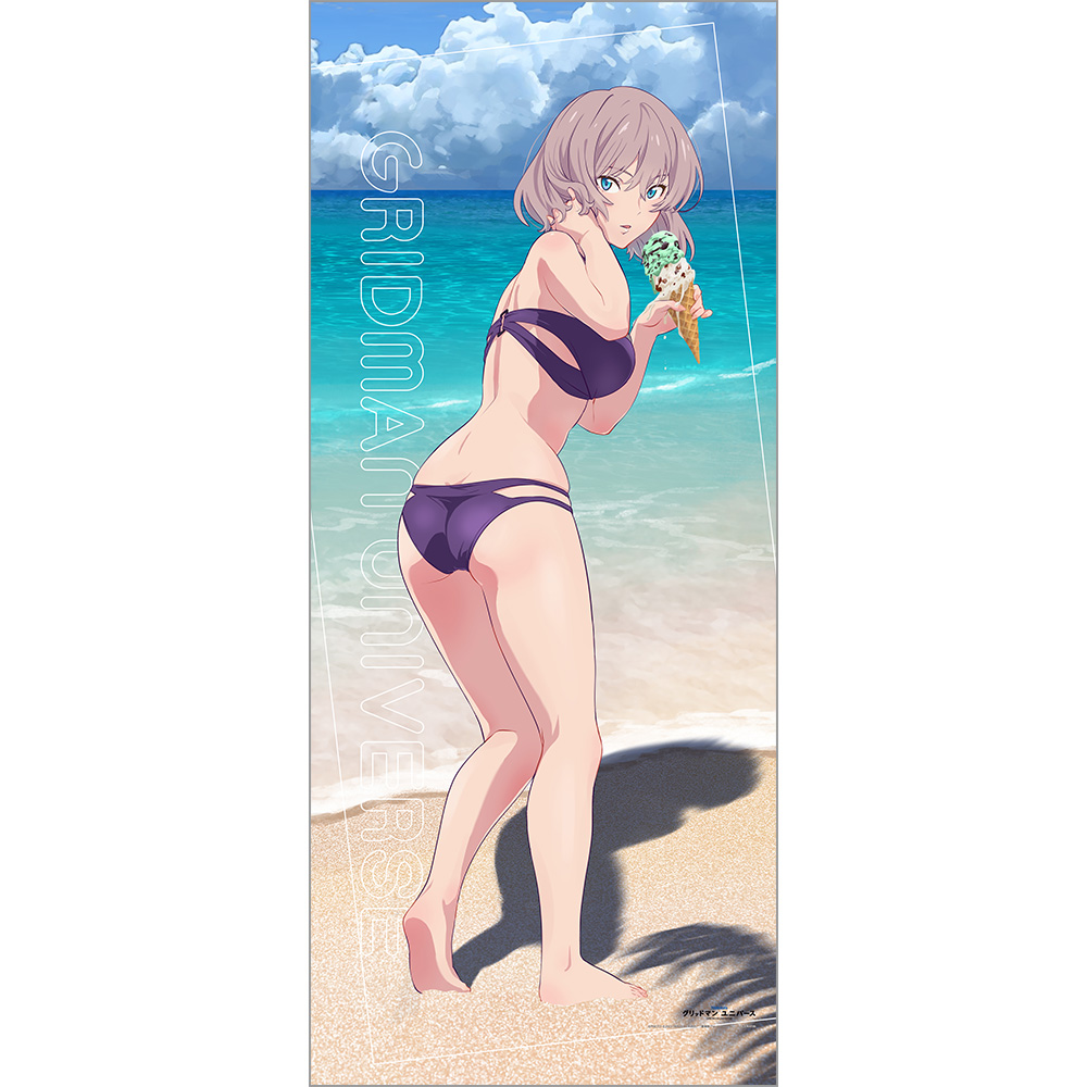 【カーテン魂】グリッドマン ユニバース 描き下ろし特大タペストリー（ムジナ/水着）