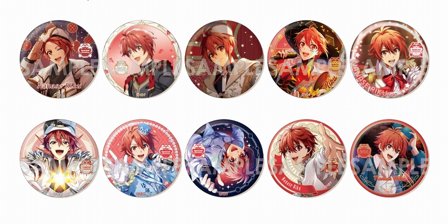 【ソル・インターナショナル】アイドリッシュセブン 陸だらけのトレーディング缶バッジ~Special selection3~ 1BOX入数：10