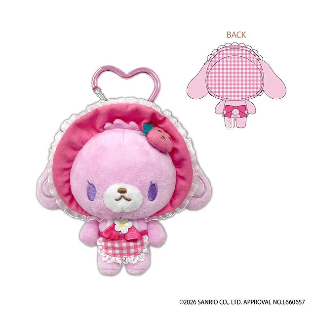 【ティー・シー・ピー】シュガーバニーズ カラビナマスコット ストロベリーうさ