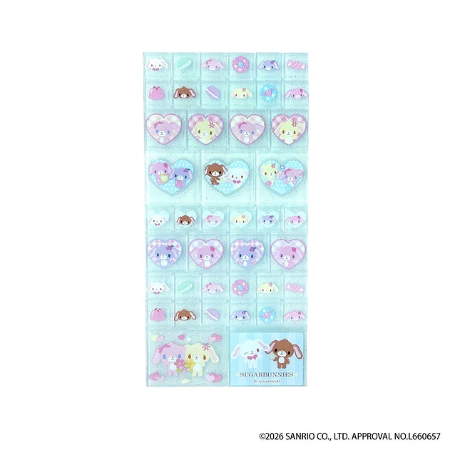 【ティー・シー・ピー】シュガーバニーズ タイルシール ブルー