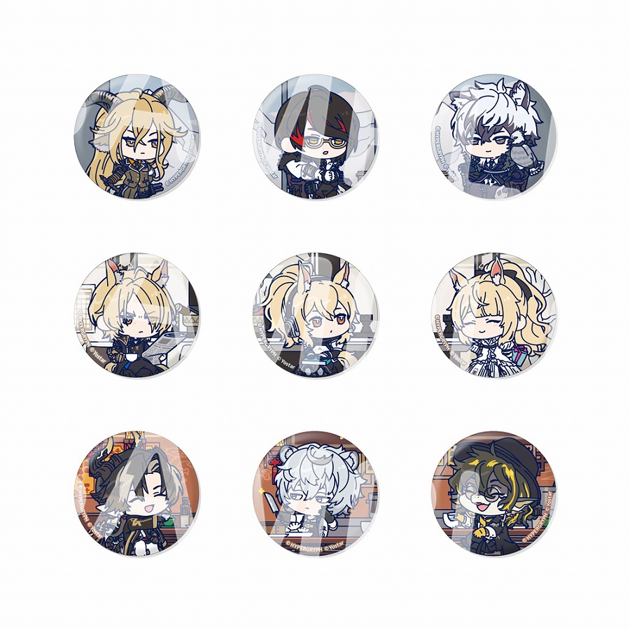 【ソル・インターナショナル】アークナイツ わちゃっと！トレーディング缶バッジ Vol.1 1BOX入数：9