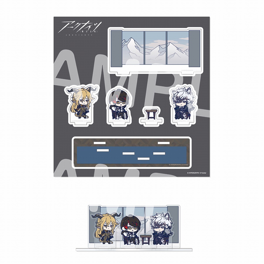 【ソル・インターナショナル】アークナイツ わちゃっと！ジオラマアクリルスタンド A.デーゲンブレヒャー&ノーシス&シルバーアッシュ