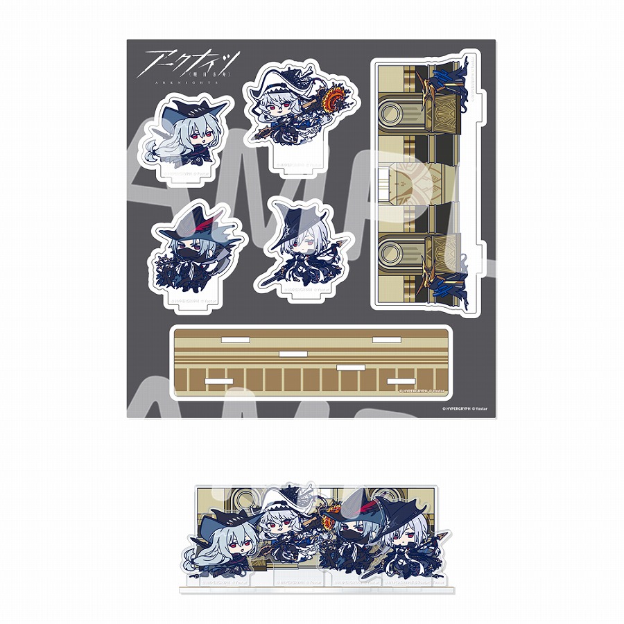 【ソル・インターナショナル】アークナイツ わちゃっと！ジオラマアクリルスタンド B.スカジ&帰溟スペクター&ウルピアヌス&グレイディーア