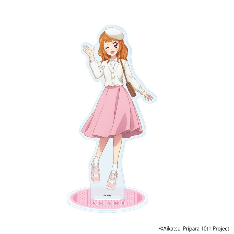 【A3】アクリルスタンド「アイカツ！×プリパラ THE MOVIE -出会いのキセキ！-」01/あかり（描き下ろしイラスト）