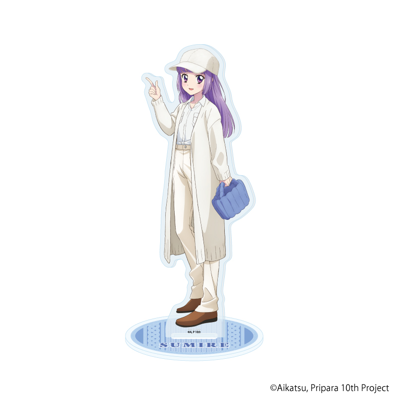 【A3】アクリルスタンド「アイカツ！×プリパラ THE MOVIE -出会いのキセキ！-」02/スミレ（描き下ろしイラスト）
