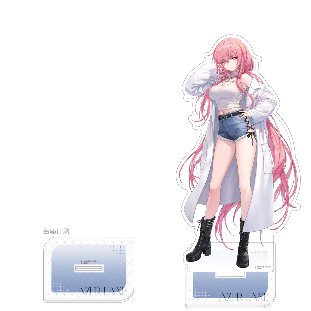 【カーテン魂】アズールレーン 描き下ろし 特大アクリルスタンド（パーシュース/冬デート）