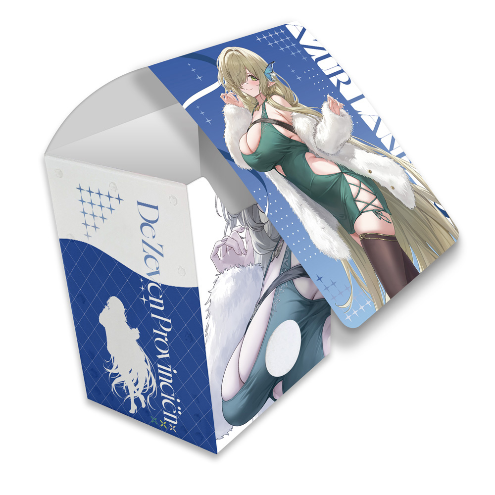 【カーテン魂】アズールレーン 描き下ろし デッキケース（デ・ゼーヴェン・プロヴィンシェン/冬デート）