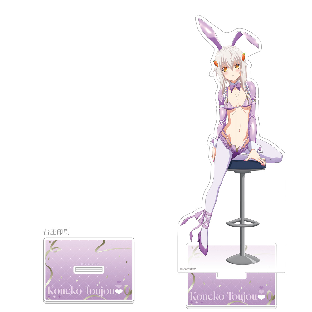 【カーテン魂】ハイスクールD×D HERO 描き下ろし 特大アクリルスタンド（塔城小猫/逆バニー（紫））