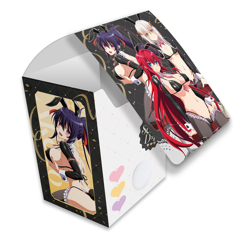 【カーテン魂】ハイスクールD×D HERO 描き下ろし デッキケース（逆バニー（黒））