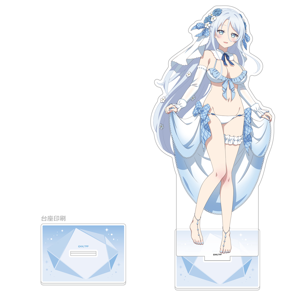 【カーテン魂】転生したら第七王子だったので、気ままに魔術を極めます 描き下ろし 特大アクリルスタンド（シルファ/ウエディング水着）