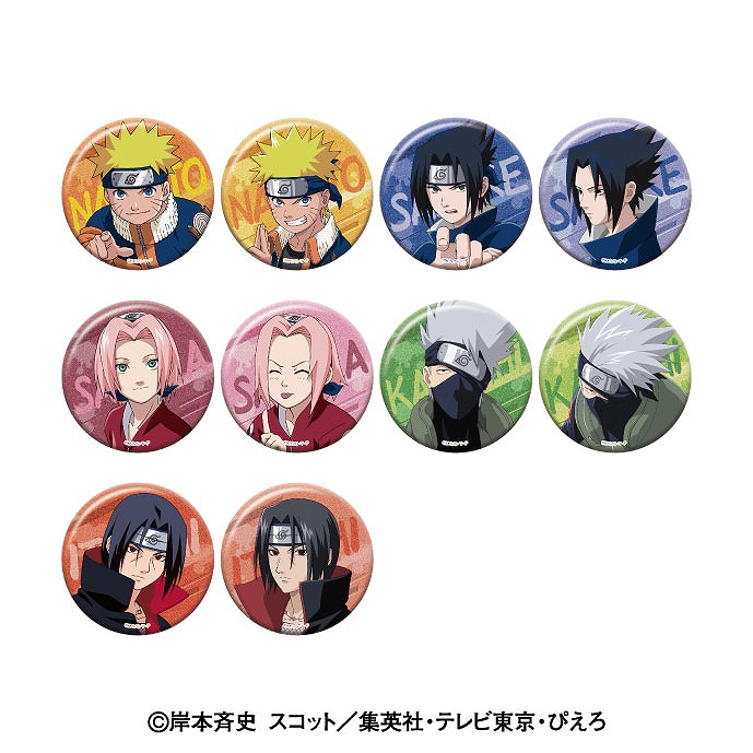 【エンスカイ】NARUTO -ナルト- ラメキラカンバッジコレクション 1BOX入数：10