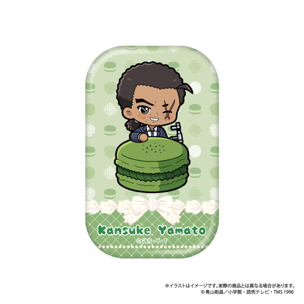 【パルック】名探偵コナン 長方形型缶バッジ 大和敢助SD マカロンコレクションvol.1 