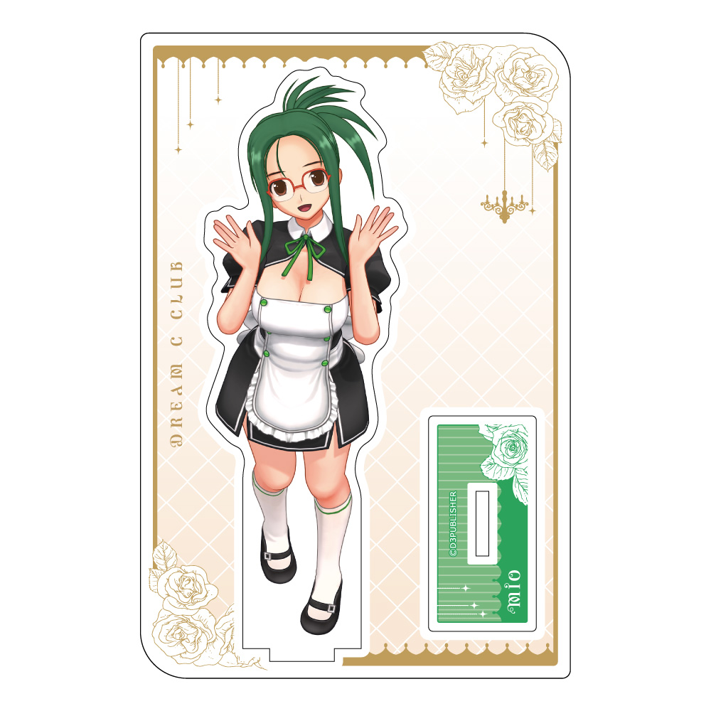 【カーテン魂】『ドリームクラブ』シリーズ アクリルスタンド（ドリームクラブシリーズ みお）