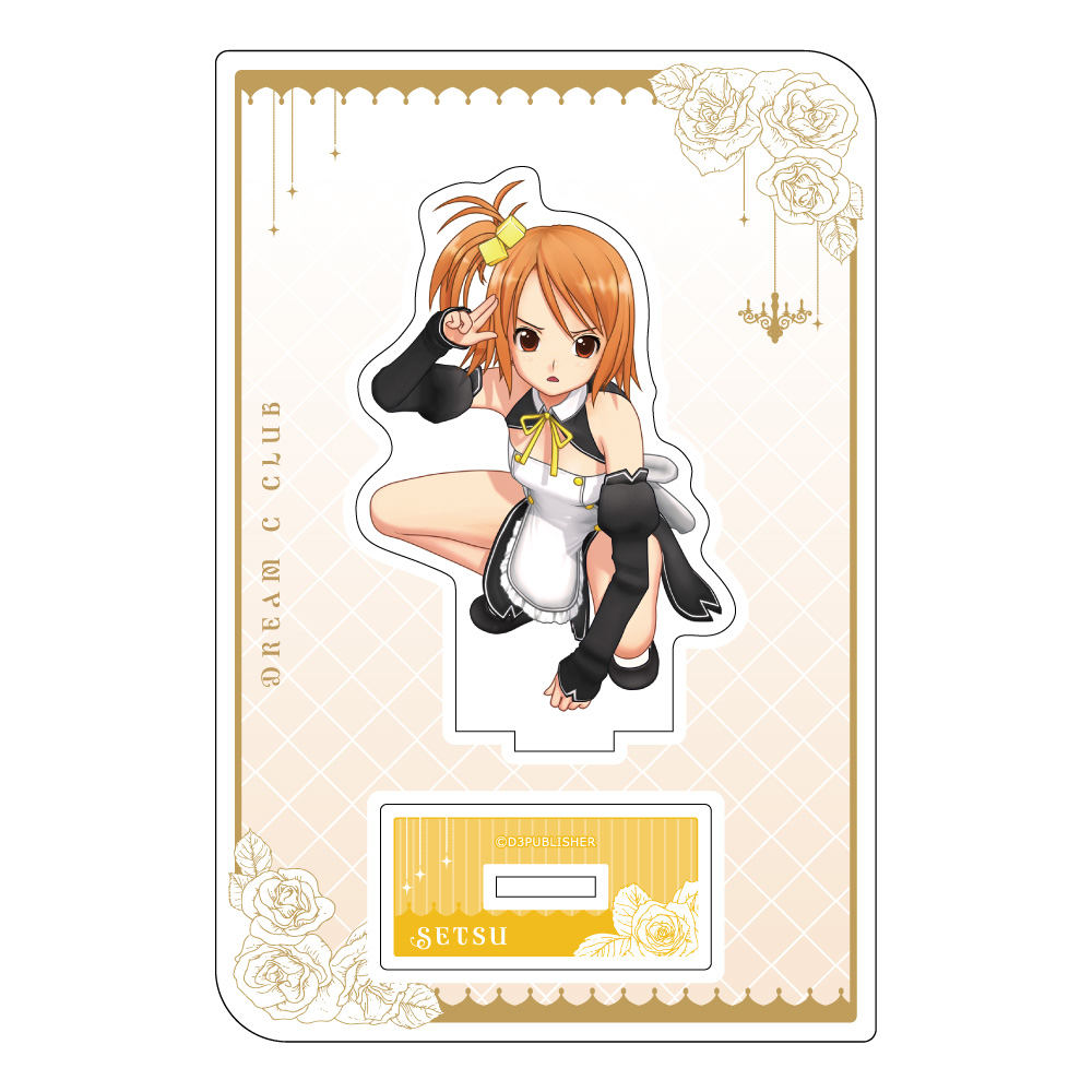 【カーテン魂】『ドリームクラブ』シリーズ アクリルスタンド（ドリームクラブシリーズ 雪）