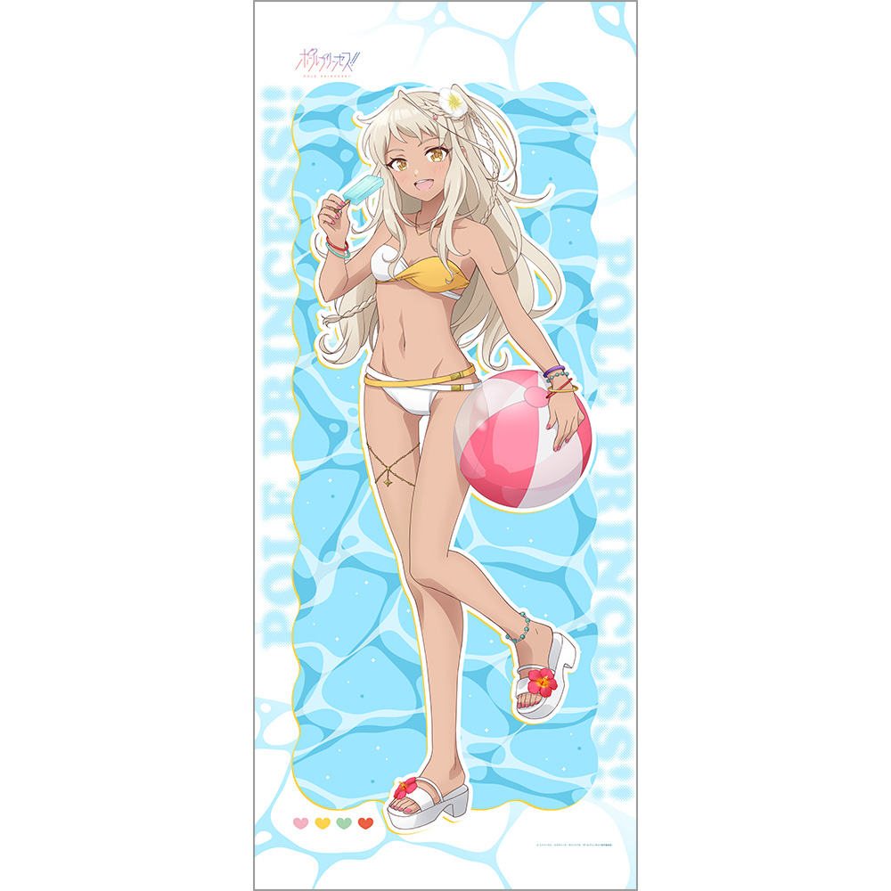 【カーテン魂】ポールプリンセス！！ 描き下ろし特大タペストリー（西条リリア/水着）