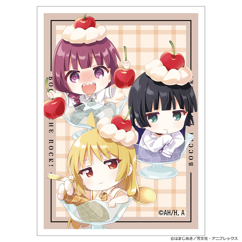 【カーテン魂】ぼっち・ざ・ろっく！ スリーブ（伊地知星歌&PAさん&廣井きくり/さくらんぼほいっぷ/イラスト なもり）