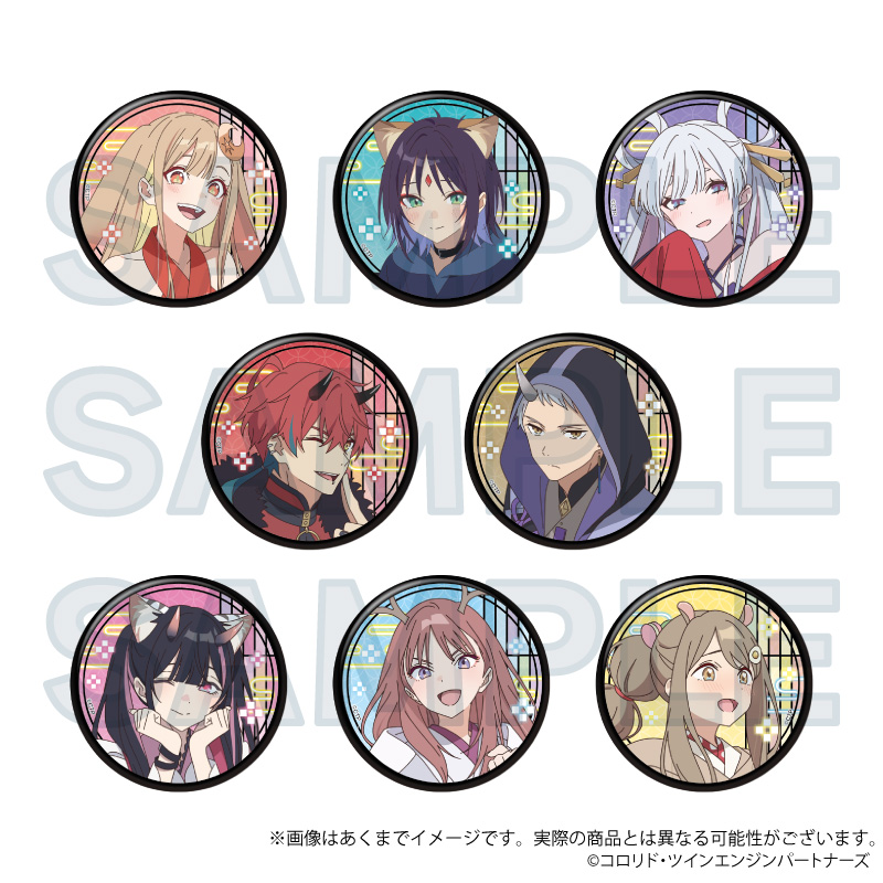 【Y Line】超かぐや姫！ トレーディング缶バッジ 1BOX入数：8