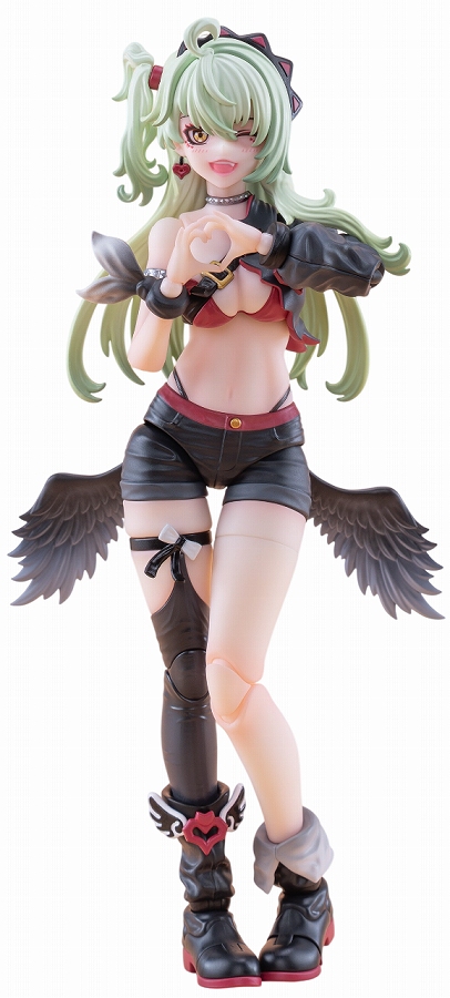 【次元具象(EXSSRION)】魔音天使・星川猫猫 1/12 完成品アクションフィギュア 緑髪Ver.