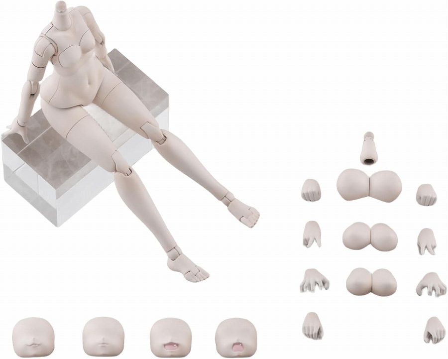 【アオシマ】けもプラシリーズ ヒトパーツセット 【カラーB】