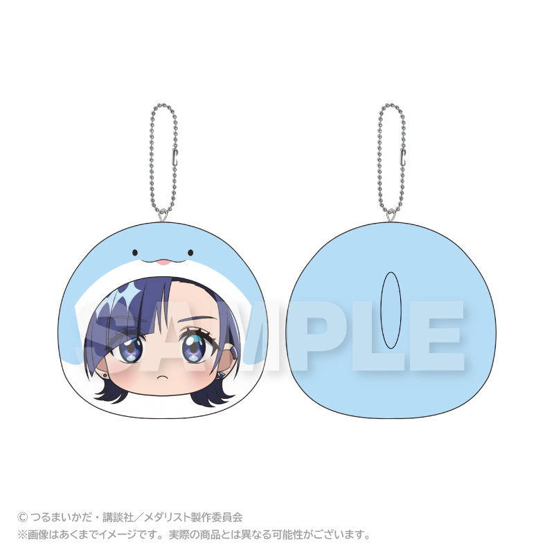 【ステラノーツ】メダリスト まるめいつクッションキーホルダー 岡崎いるか