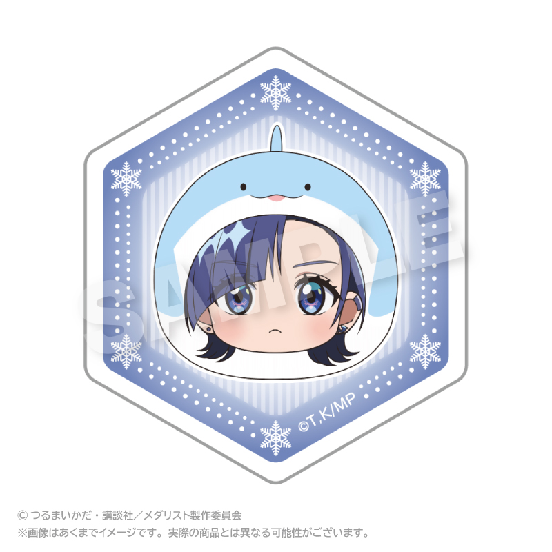 【ステラノーツ】メダリスト まるめいつアクリルクリップ 岡崎いるか