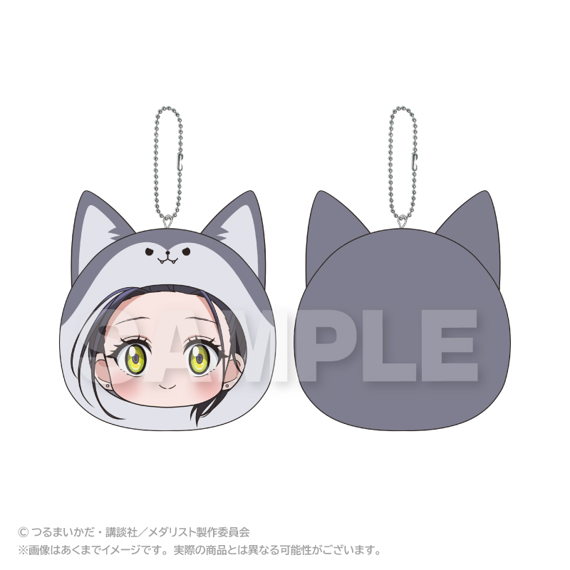 【ステラノーツ】メダリスト まるめいつクッションキーホルダー 狼嵜 光