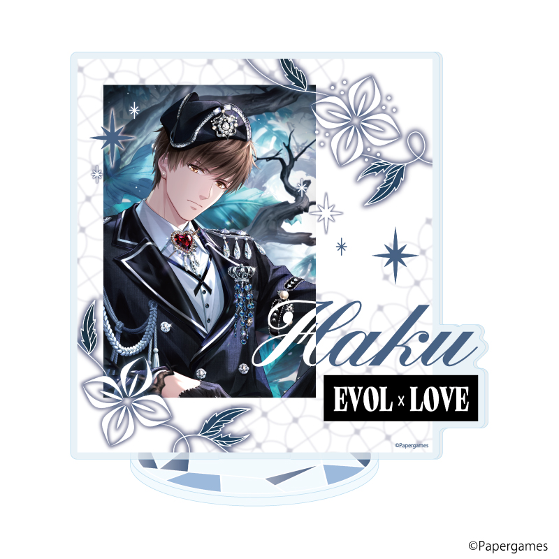 【A3】アクリルスタンド「恋とプロデューサー～EVOL×LOVE～」70/ハク・触れてはいけない（公式イラスト）