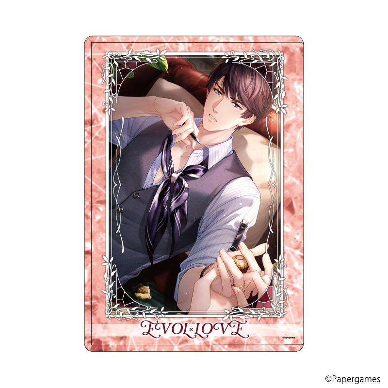 【A3】キャラクリアケース「恋とプロデューサー～EVOL×LOVE～」19/ゼン・優しい愛の中（公式イラスト）