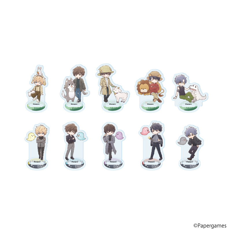 【A3】アクリルぷちスタンド「恋とプロデューサー～EVOL×LOVE～」12/セット2 ブラインド（全10種）（グラフアートイラスト） 1BOX入数：10