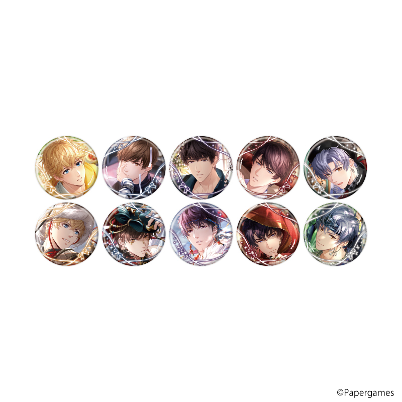 【A3】缶バッジ「恋とプロデューサー～EVOL×LOVE～」31/セット2 ブラインド（全10種）（公式イラスト） 1BOX入数：10