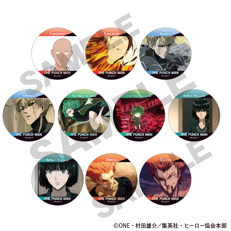 【クラックス】ワンパンマン トレーディング缶バッジ 1BOX入数：10