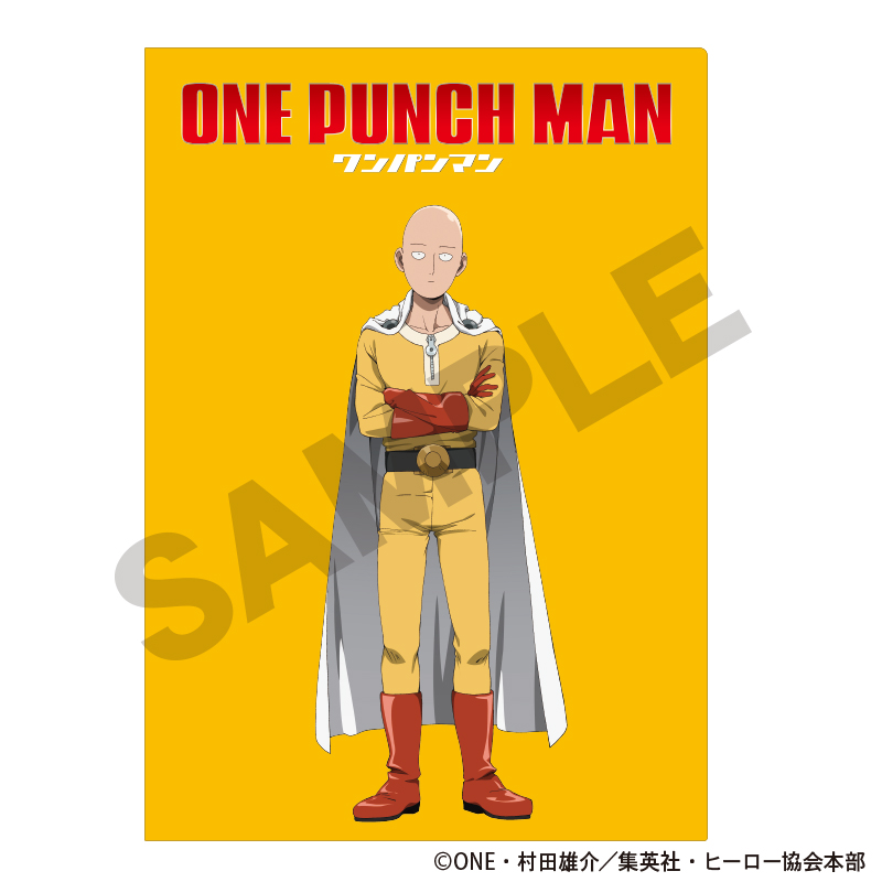 【クラックス】ワンパンマン シングルクリアファイル イエロー