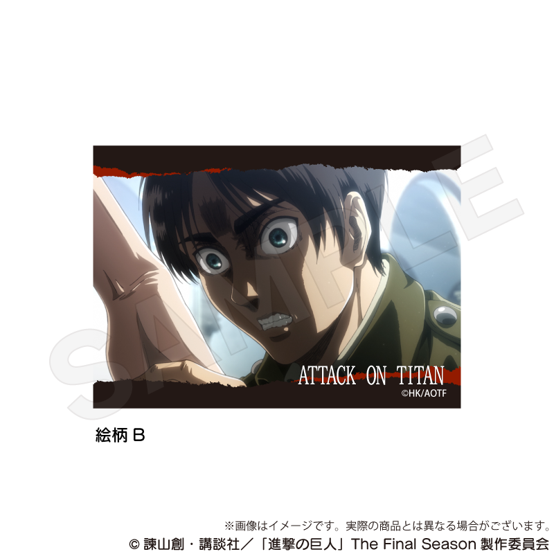 【Y Line】進撃の巨人 場面写アクリルブロック 絵柄B