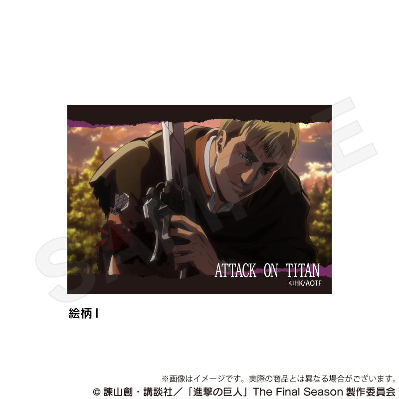 【Y Line】進撃の巨人 場面写アクリルブロック 絵柄I