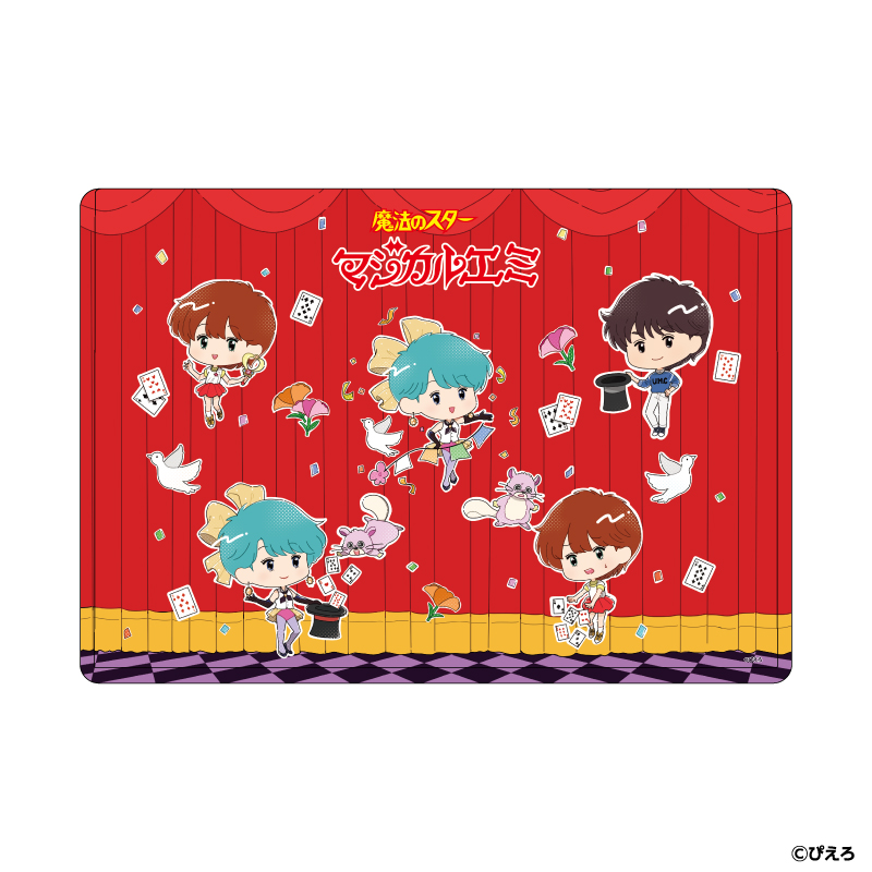 【A3】キャラクリアケース「魔法のスターマジカルエミ」02/集合デザイン（Candy artイラスト）