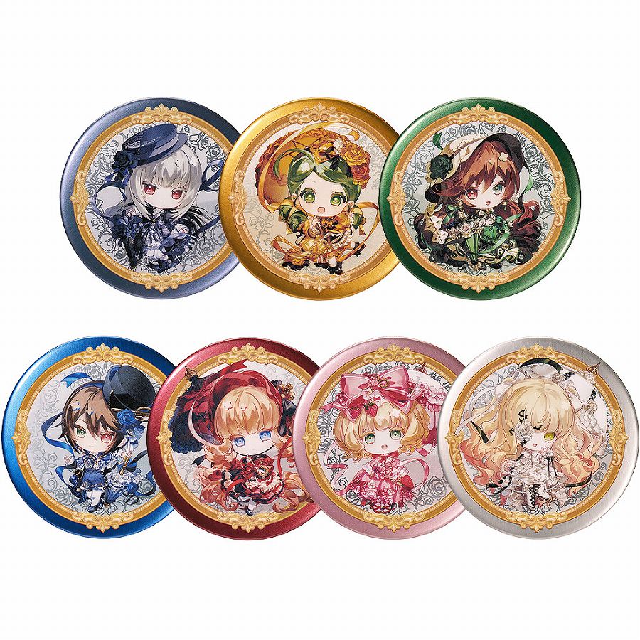 【GoodSmile Moment】ローゼンメイデン Ribbonシリーズ トレーディング缶バッジ BOX（全7種）1BOX入数：7