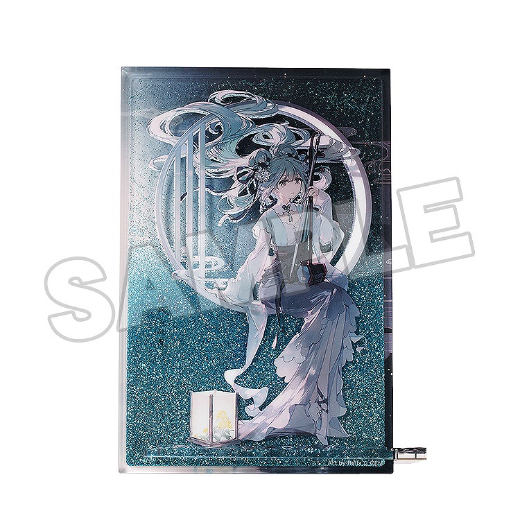 【グッドスマイルカンパニー】キャラクター・ボーカル・シリーズ01 初音ミク 砂入りアクリルブロック 漢宮秋月 Ver.