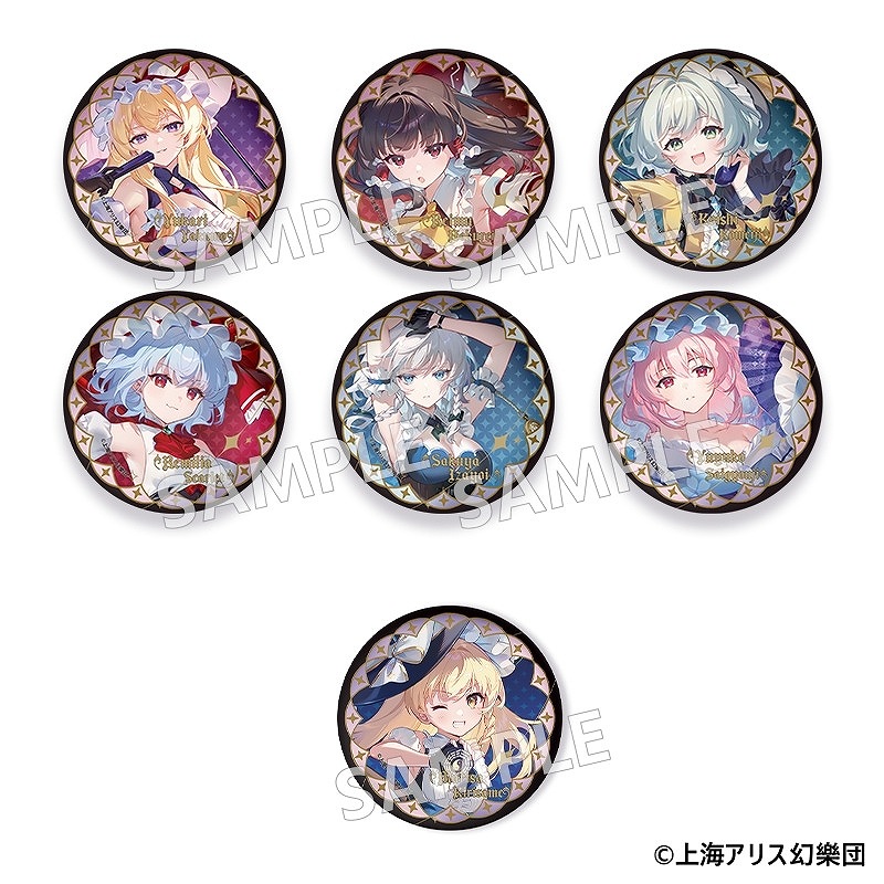 【MAGI ARTS】東方Project タペストリー トレーディング缶バッジ 1BOX入数：6